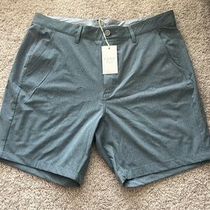 NWT Free Fly Men’s Hybrid Short II - 7” in Heather Blue Dusk
